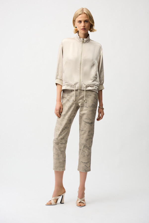 JOSEPH RIBKOFF Zipper Relaxed Fit Jacket