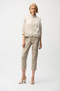 JOSEPH RIBKOFF Zipper Relaxed Fit Jacket