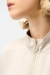 JOSEPH RIBKOFF Zipper Relaxed Fit Jacket