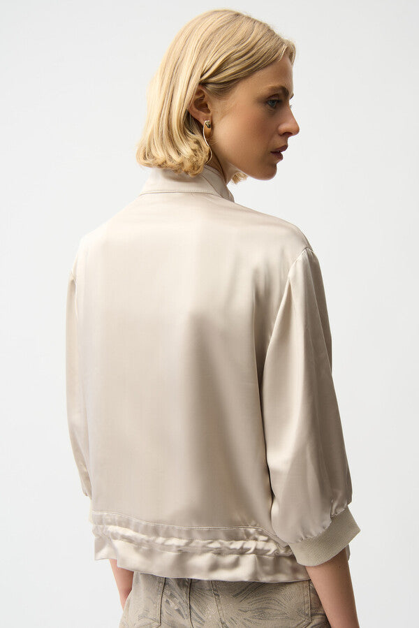 JOSEPH RIBKOFF Zipper Relaxed Fit Jacket