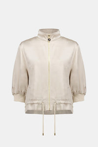 JOSEPH RIBKOFF Zipper Relaxed Fit Jacket
