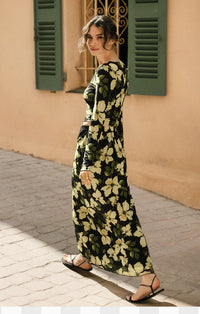 Z SUPPLY Eda Ren Floral Mesh Maxi Skirt