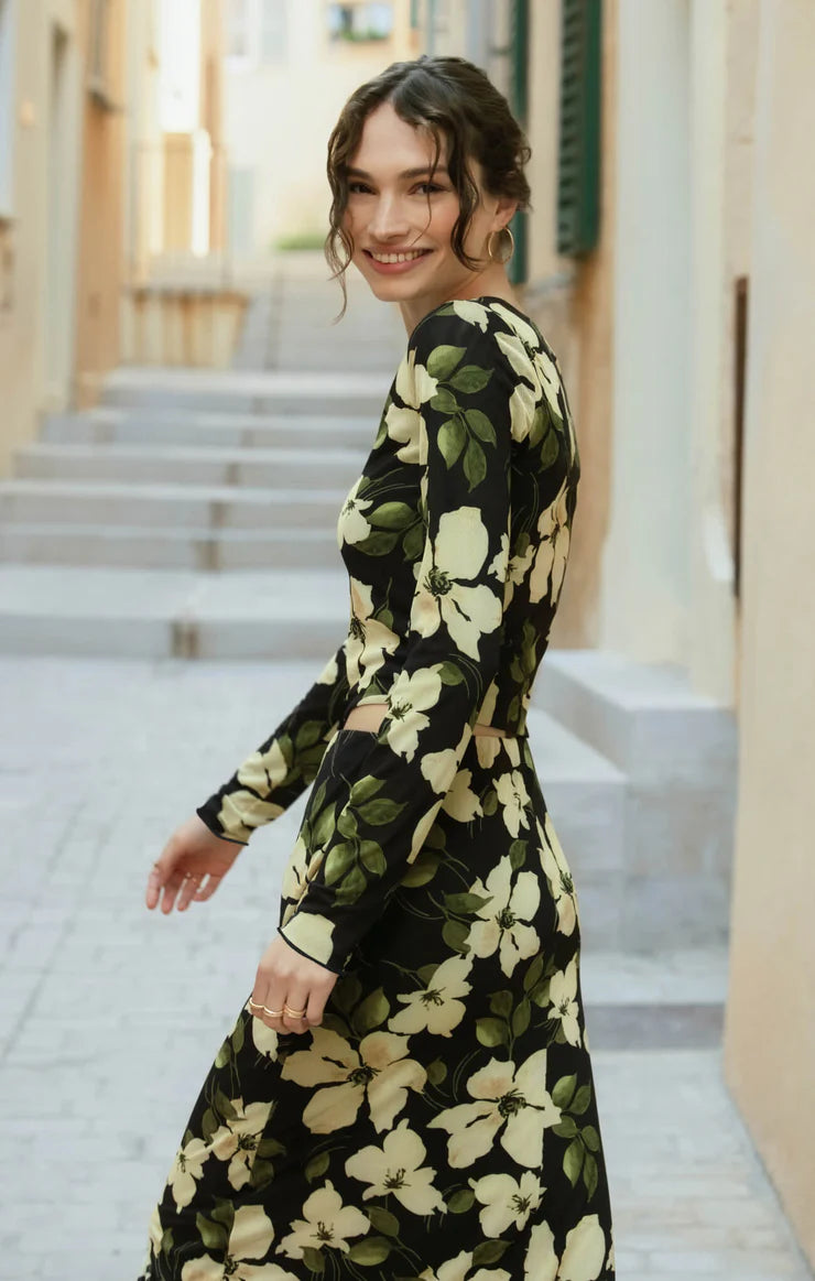 Z SUPPLY Taysha Ren Floral Mesh Top