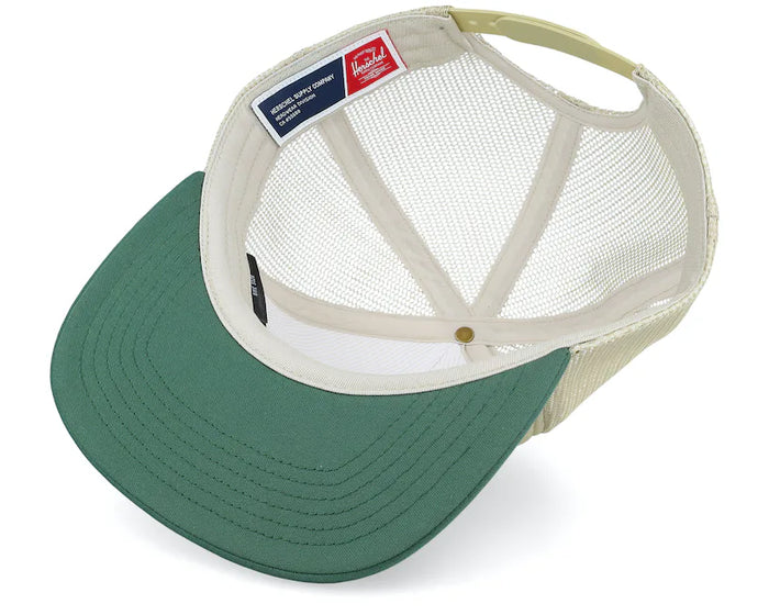 Whaler Mesh Cap- Light Pelican/Dark Forest