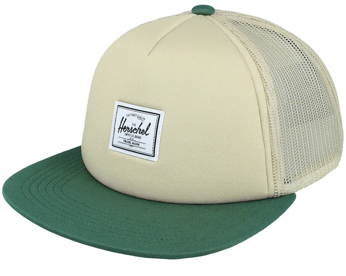 Whaler Mesh Cap- Light Pelican/Dark Forest