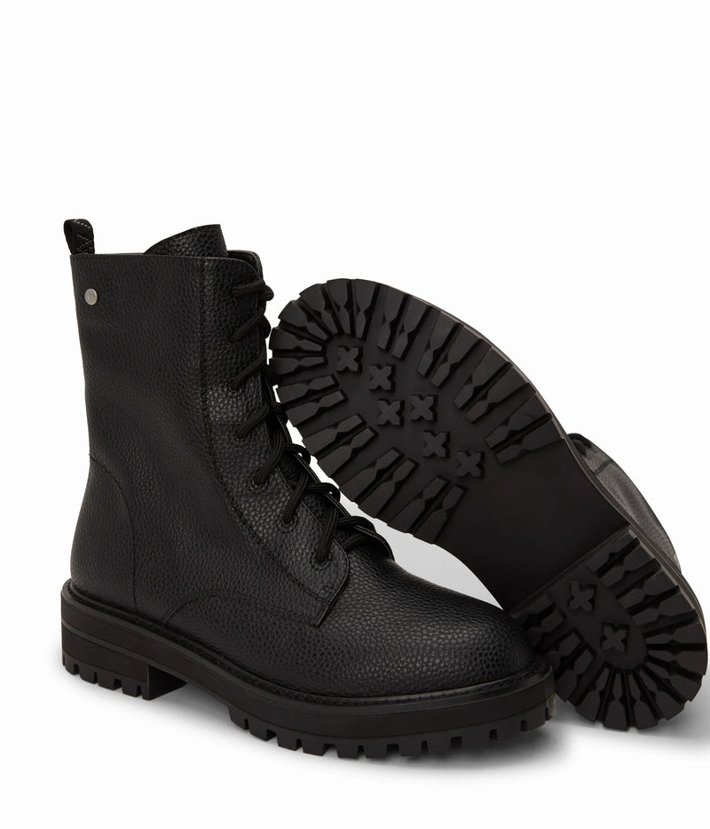 Maree Combat Boots- Black