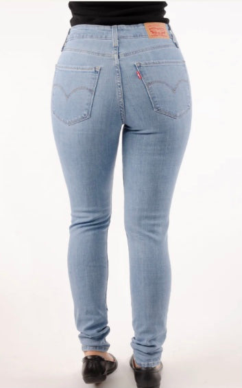 721 High Rise Skinny Ripped Jeans- Light Wash