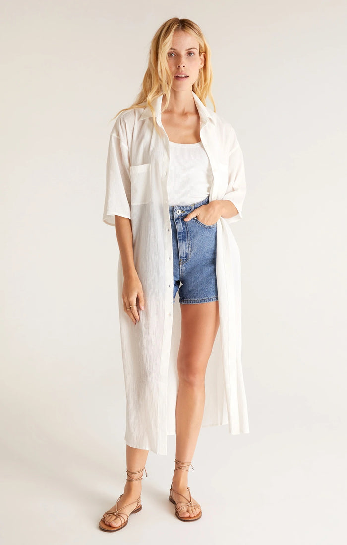 Lina Button Up Duster